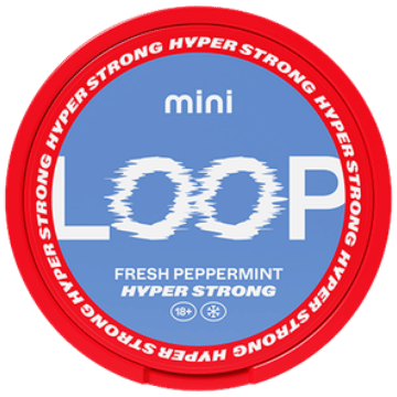 LOOP Fresh Peppermint Mini Hyper Strong-Nicotine Pouches-SnusBox