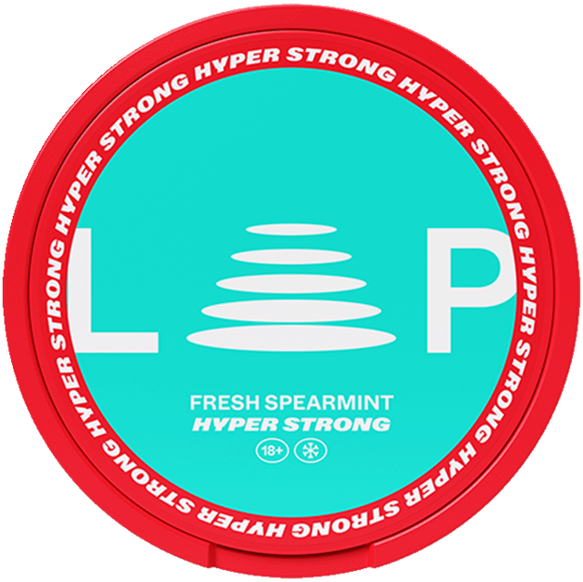 LOOP Fresh Spearmint Hyper Strong-Nicotine Pouches-SnusBox