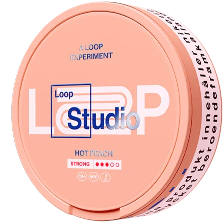 LOOP Hot Peach Strong – Snusbox