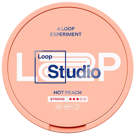 LOOP Hot Peach Strong – Snusbox