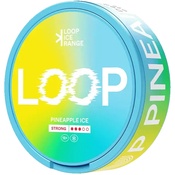 LOOP Pineapple Ice Strong-Nicotine Pouches-SnusBox