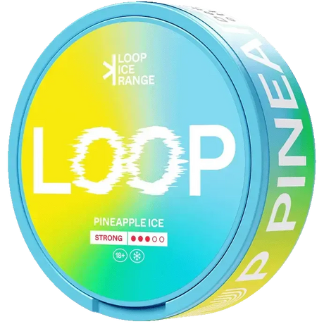 LOOP Pineapple Ice Strong-Nicotine Pouches-SnusBox