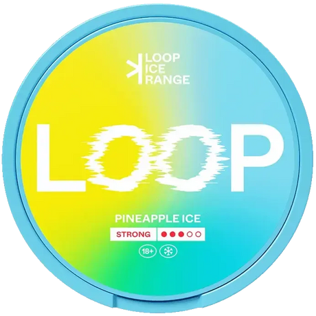 LOOP Pineapple Ice Strong-Nicotine Pouches-SnusBox