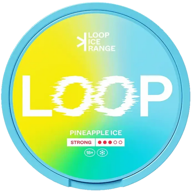 LOOP Pineapple Ice Strong-Nicotine Pouches-SnusBox