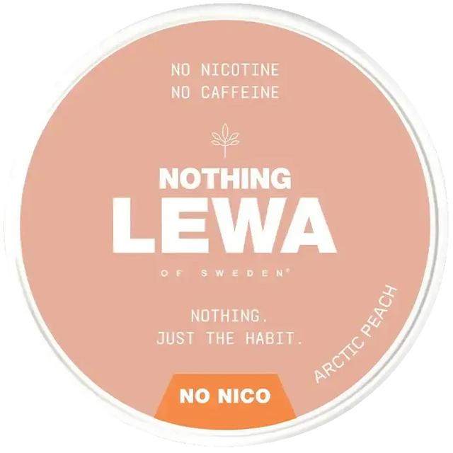 Lewa Nothing Arctic Peach No Nico-Nicotine Free-SnusBox