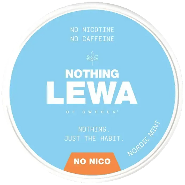Lewa Nothing Nordic Mint No Nico-Nicotine Free-SnusBox