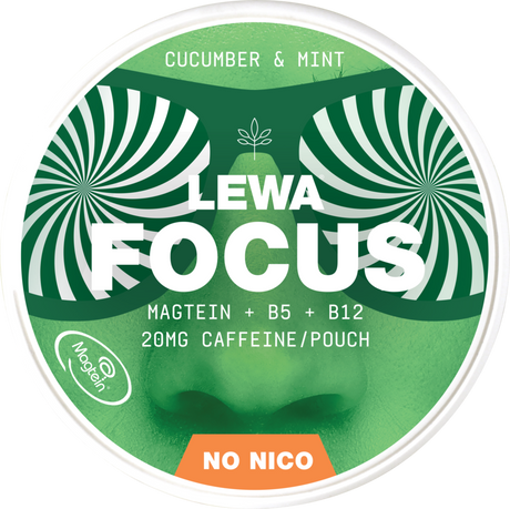 Lewa Power Cucumber Mint-Caffeine Pouch-SnusBox