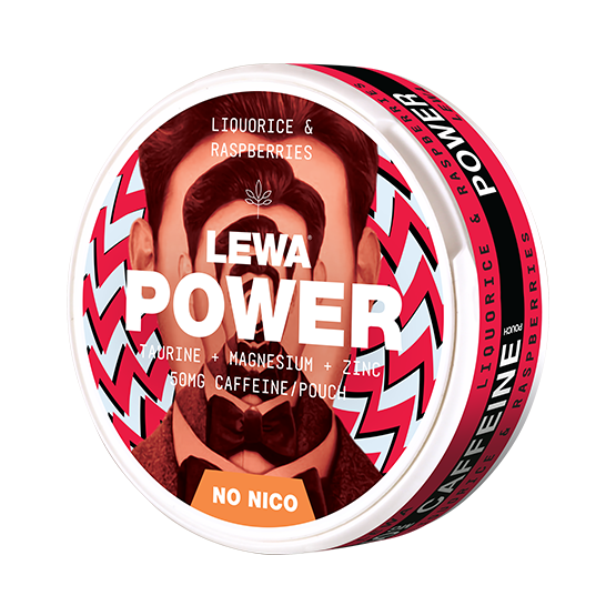 Lewa Power Raspberry & Liquorice – Snusbox
