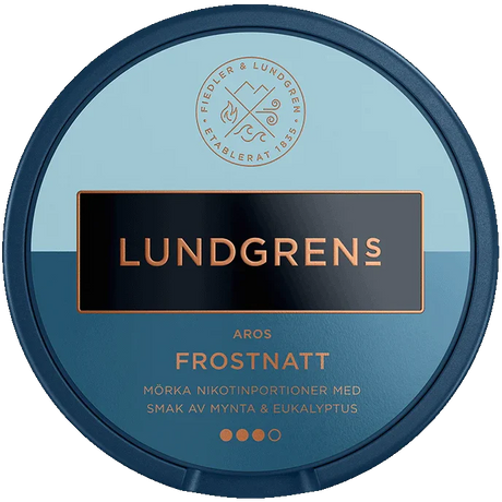Lundgrens Aros Frostnatt All White – Snusbox