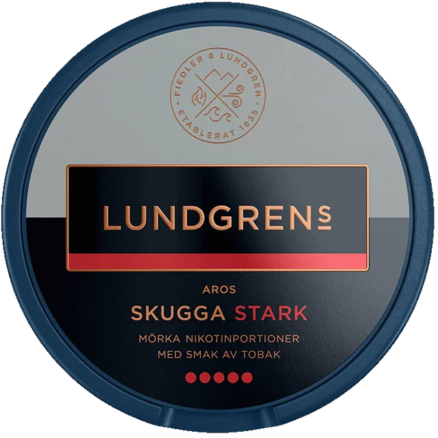 Lundgrens Aros Skugga Stark All White – Snusbox