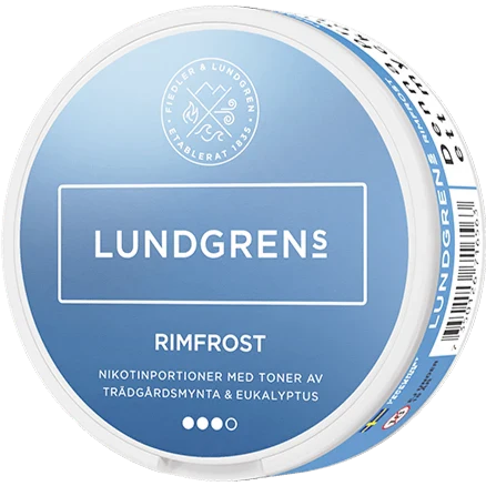 Lundgrens Rimfrost All White – Snusbox