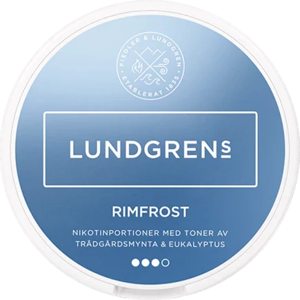 Lundgrens Rimfrost All White – Snusbox