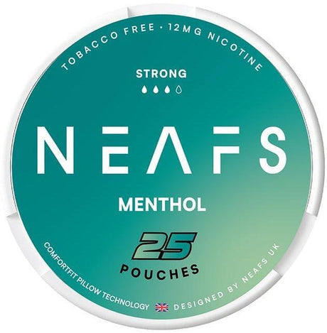 NEAFS Menthol Strong-Nicotine Pouches-SnusBox