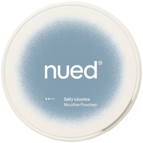 NUED Salty Licorice-Nicotine Pouches-SnusBox
