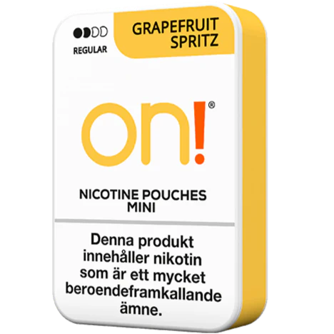 On! Grapefruit Spritz 3mg – Snusbox