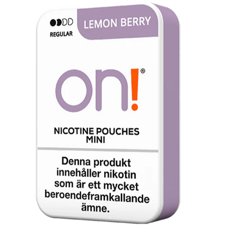 On! Lemon Berry 3mg – Snusbox