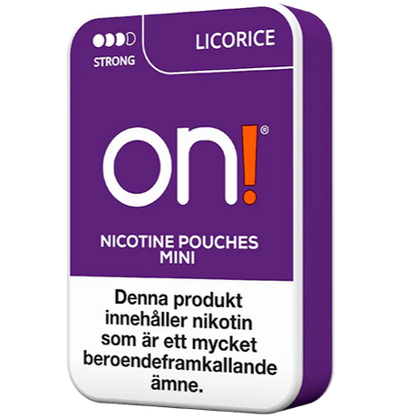 On! Licorice 6mg – Snusbox