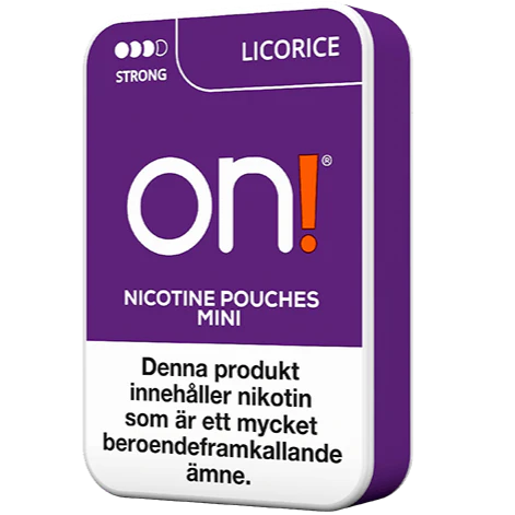 On! Licorice 6mg – Snusbox
