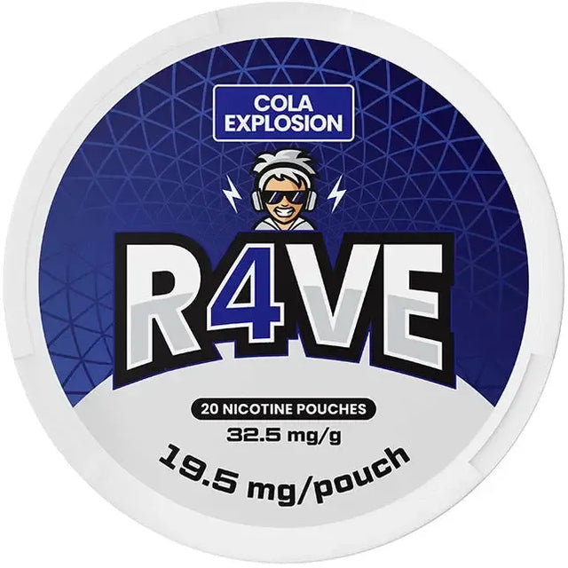 R4VE Cola Explosion-Nicotine Pouches-SnusBox