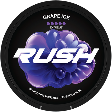 RUSH Grape Ice Extreme-Nicotine Pouches-SnusBox