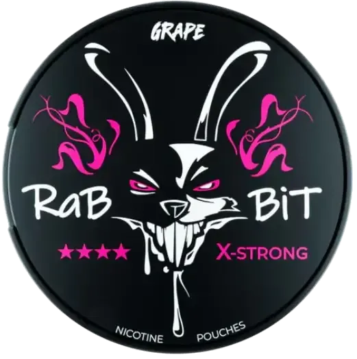 Rabbit Grape-Nicotine Pouches-SnusBox