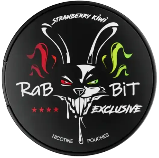 Rabbit Strawberry Kiwi-Nicotine Pouches-SnusBox