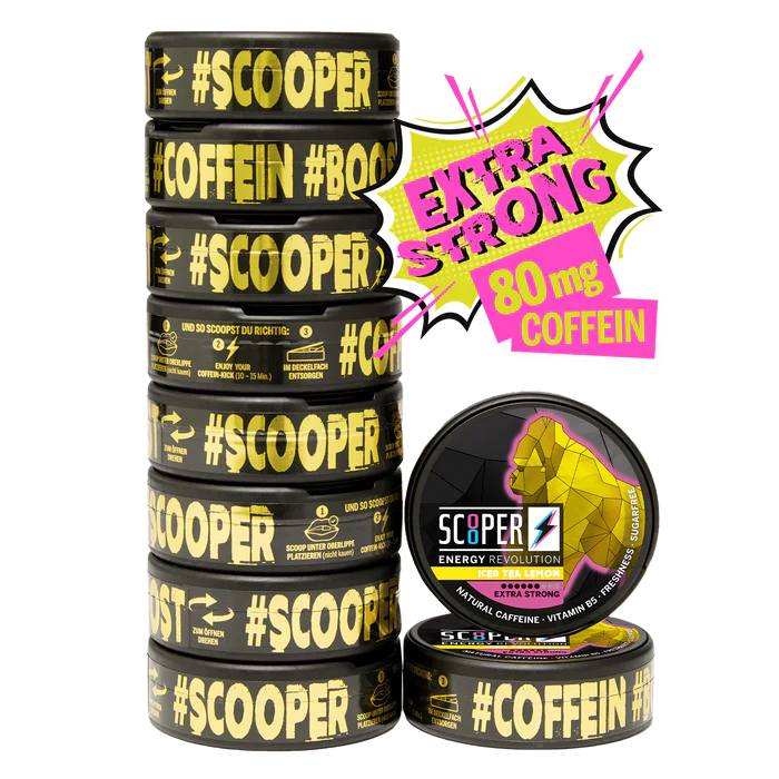 Scooper Energy Iced Tea Lemon - Bundle – Snusbox