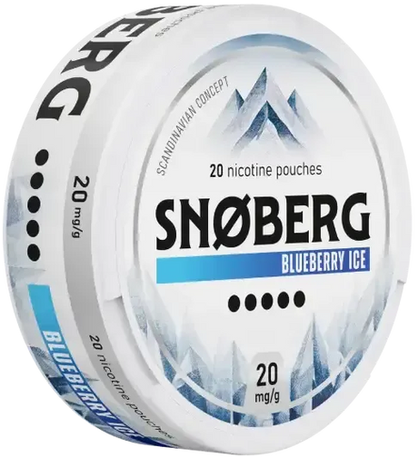 SNOBERG Blueberry Ice 20mg-Nicotine Pouches-SnusBox