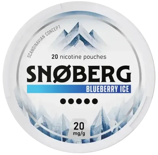 SNOBERG Blueberry Ice 20mg-Nicotine Pouches-SnusBox
