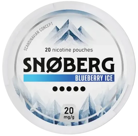 SNOBERG Blueberry Ice 20mg-Nicotine Pouches-SnusBox