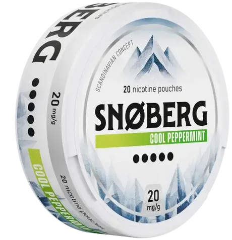 SNOBERG Cool Peppermint 20mg-Nicotine Pouches-SnusBox