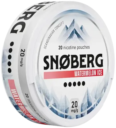 SNOBERG Watermelon Ice 20mg-Nicotine Pouches-SnusBox
