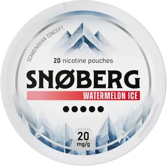 SNOBERG Watermelon Ice 20mg-Nicotine Pouches-SnusBox