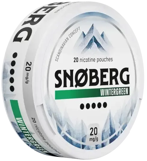 SNOBERG Wintergreen 20mg-Nicotine Pouches-SnusBox