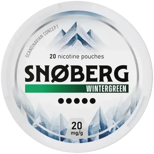 SNOBERG Wintergreen 20mg-Nicotine Pouches-SnusBox