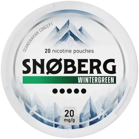 SNOBERG Wintergreen 20mg-Nicotine Pouches-SnusBox