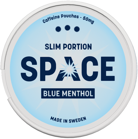 SPACE Blue Menthol-Energy Pouches-SnusBox