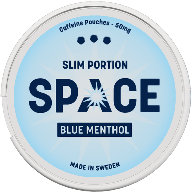 SPACE Blue Menthol-Energy Pouches-SnusBox