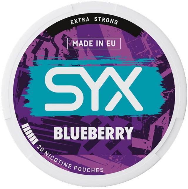 SYX Blueberry Extra Strong-Nicotine Pouches-SnusBox