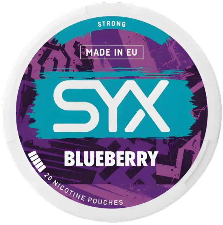 SYX Blueberry Strong-Nicotine Pouches-SnusBox
