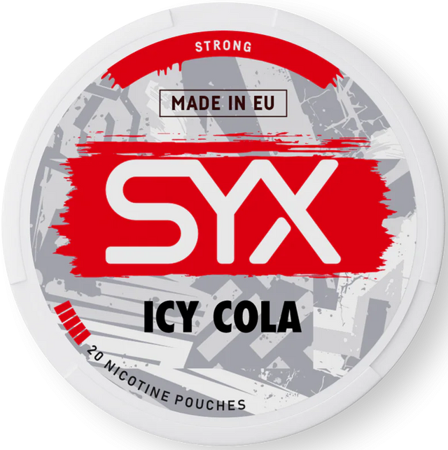 SYX Icy Cola Extra Strong-Nicotine Pouches-SnusBox