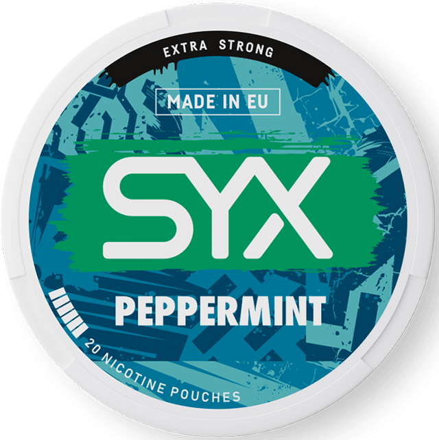 SYX Peppermint Extra Strong-Nicotine Pouches-SnusBox