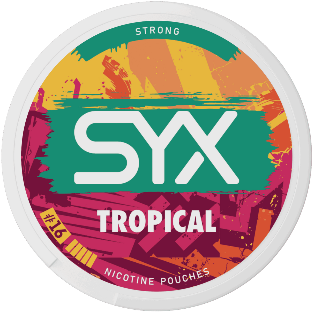 SYX Tropical Strong-Nicotine Pouches-SnusBox