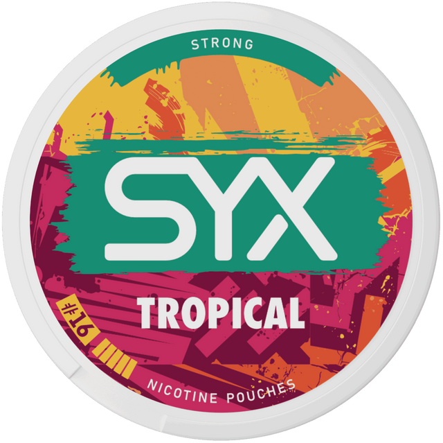 SYX Tropical Strong-Nicotine Pouches-SnusBox
