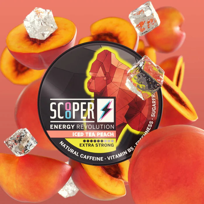 Scooper Energy Iced Tea Peach - Bundle – Snusbox