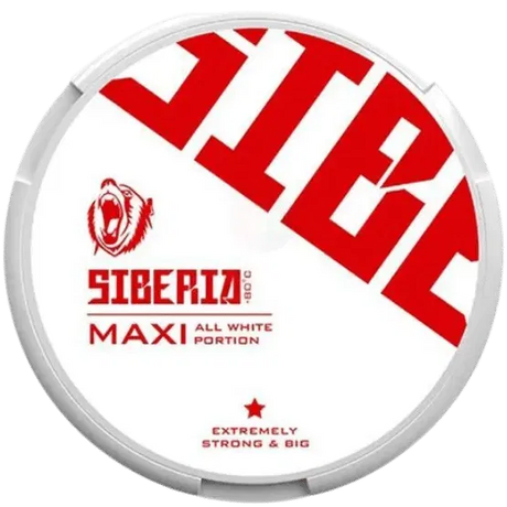 Siberia Maxi All White Portion – Snusbox