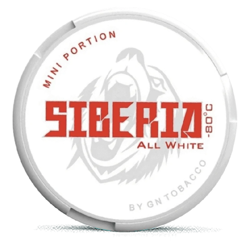 Siberia Mini All White Portion – Snusbox