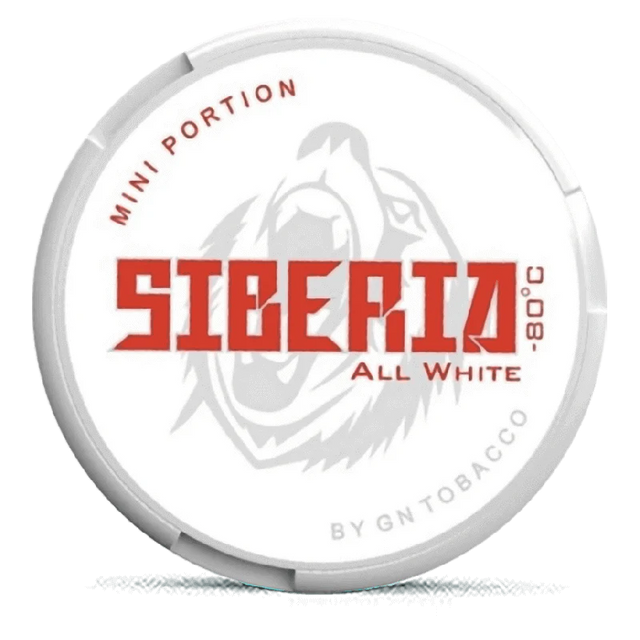 Siberia Mini All White Portion – Snusbox