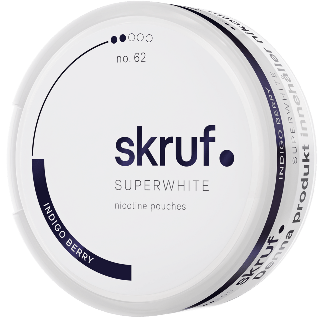 Skruf Superwhite Indigo No.62 – Snusbox