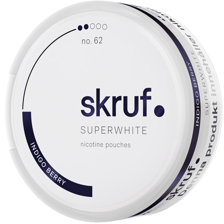 Skruf Superwhite Indigo No.62 – Snusbox